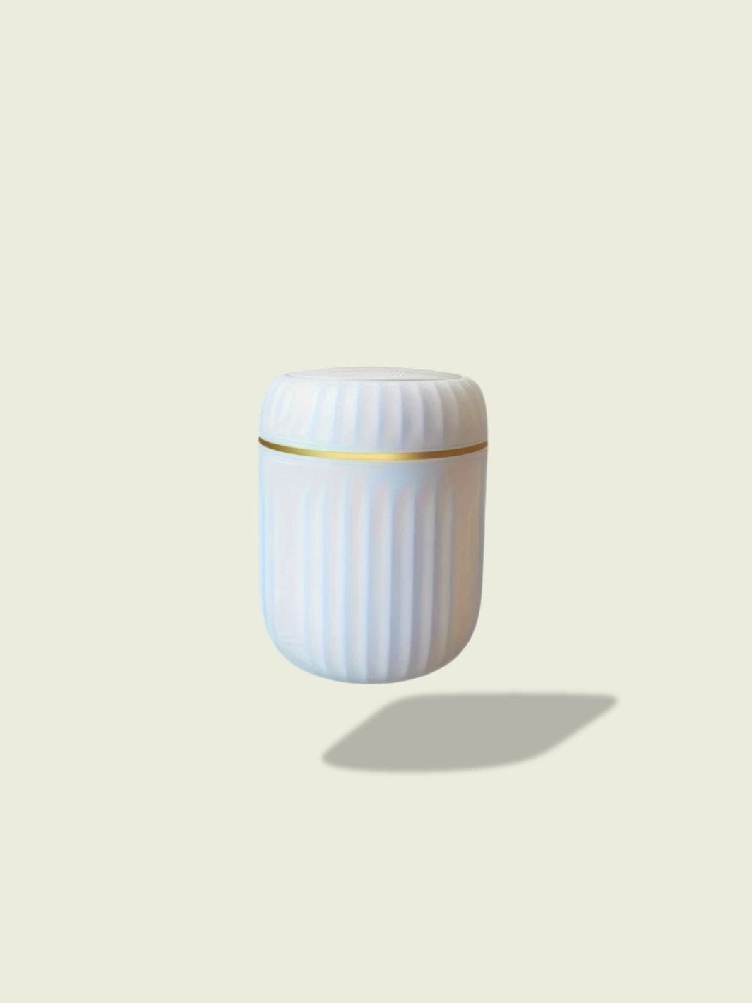 Mini Poubelle de Salle de Bain Blanc