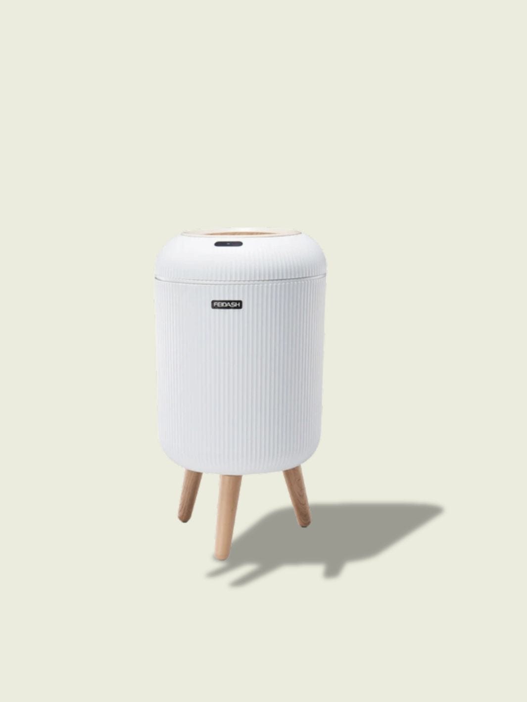 Poubelle avec Pied Blanc / 10L