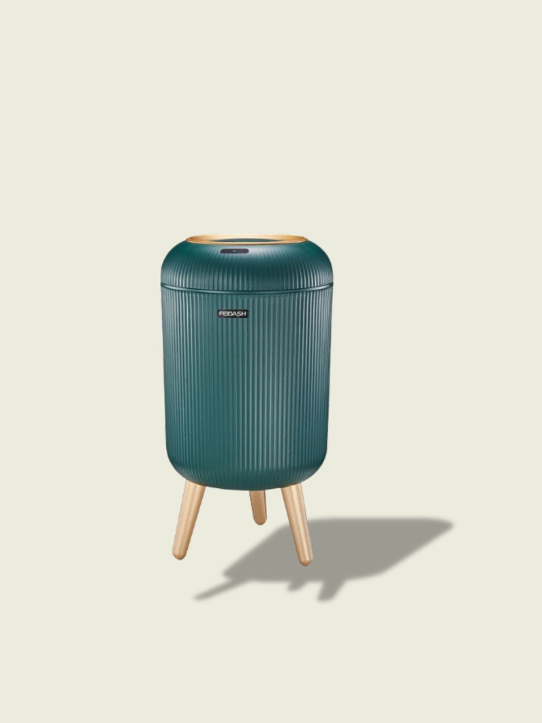 Poubelle avec Pied Vert / 10L