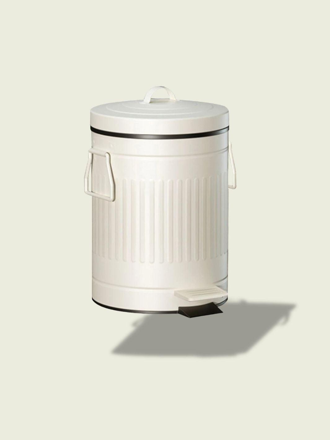 Poubelle Blanche à Pédale BLANC / 5 Litres