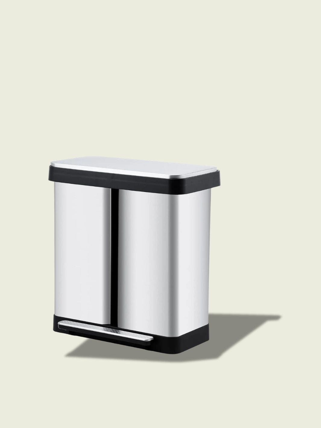 Poubelle <br> Vertinox Argent / 72L