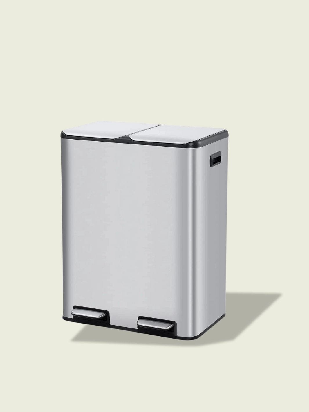 Poubelle de tri cuisine Argent