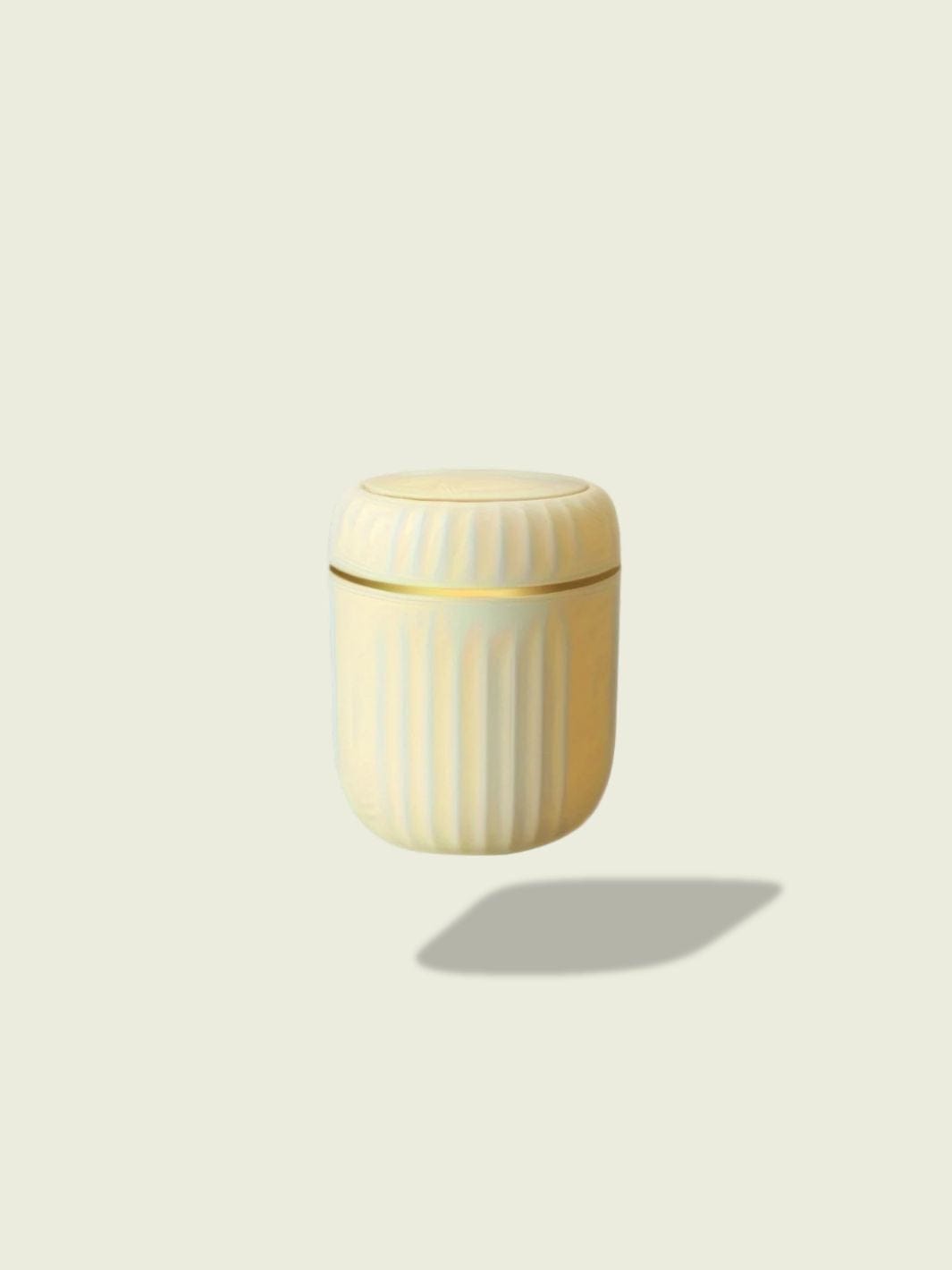 Mini Poubelle de Salle de Bain   Jaune