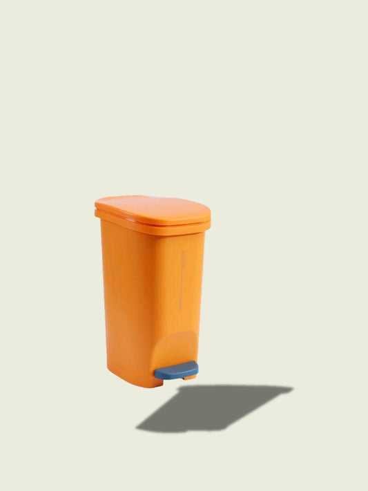 Poubelle à pédale​ Orange / 16 Litres