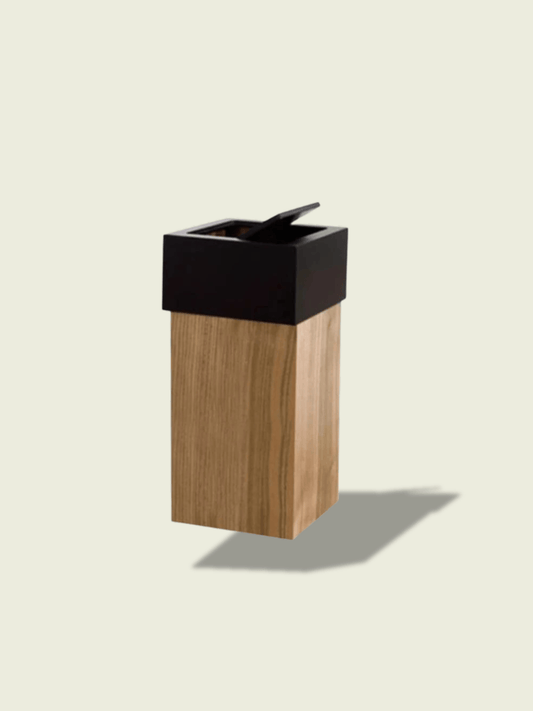 Poubelle bois bois clair / 20 Litres