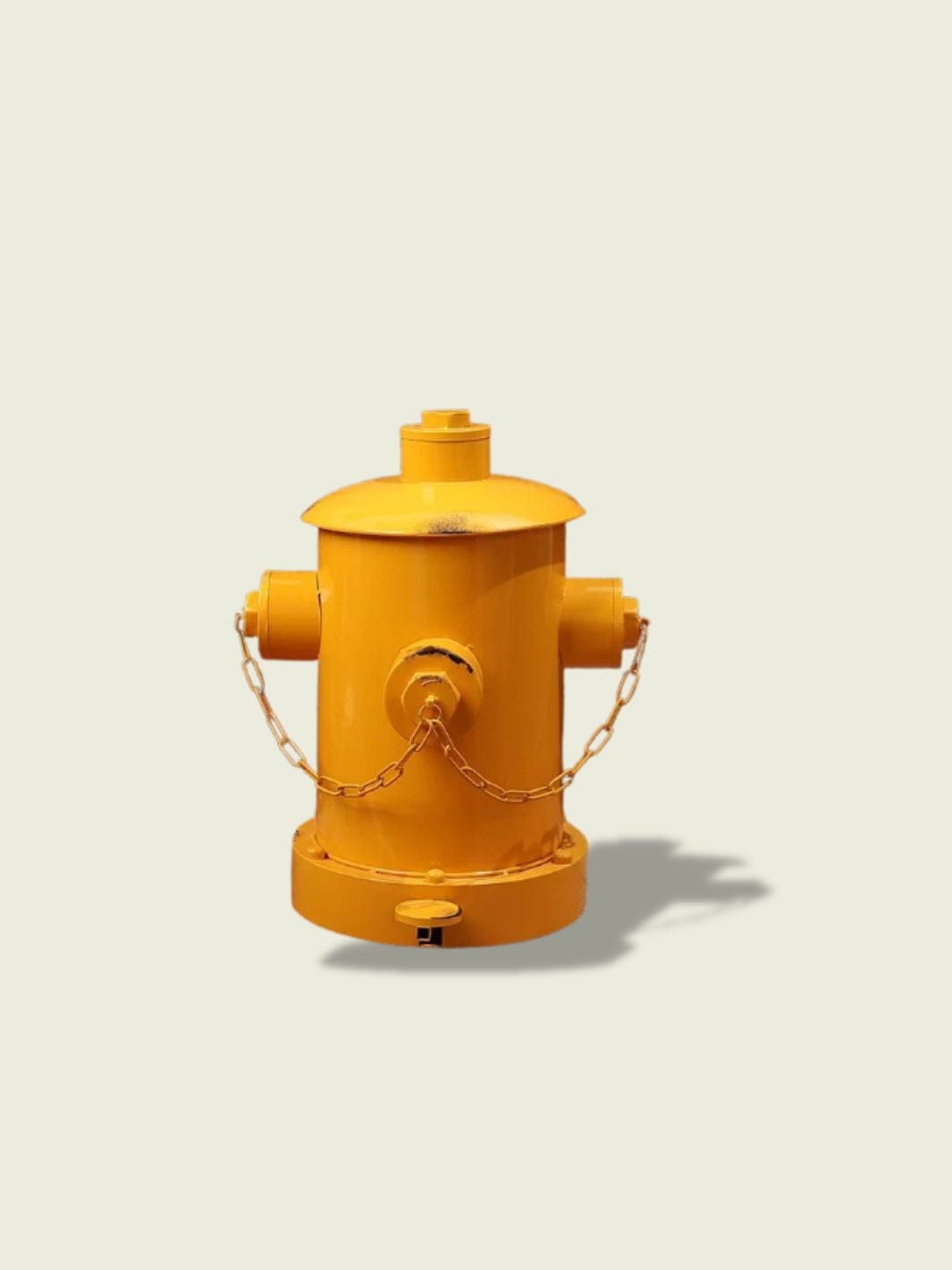 Poubelle Bouche d'Incendie JAUNE / 30 Litres