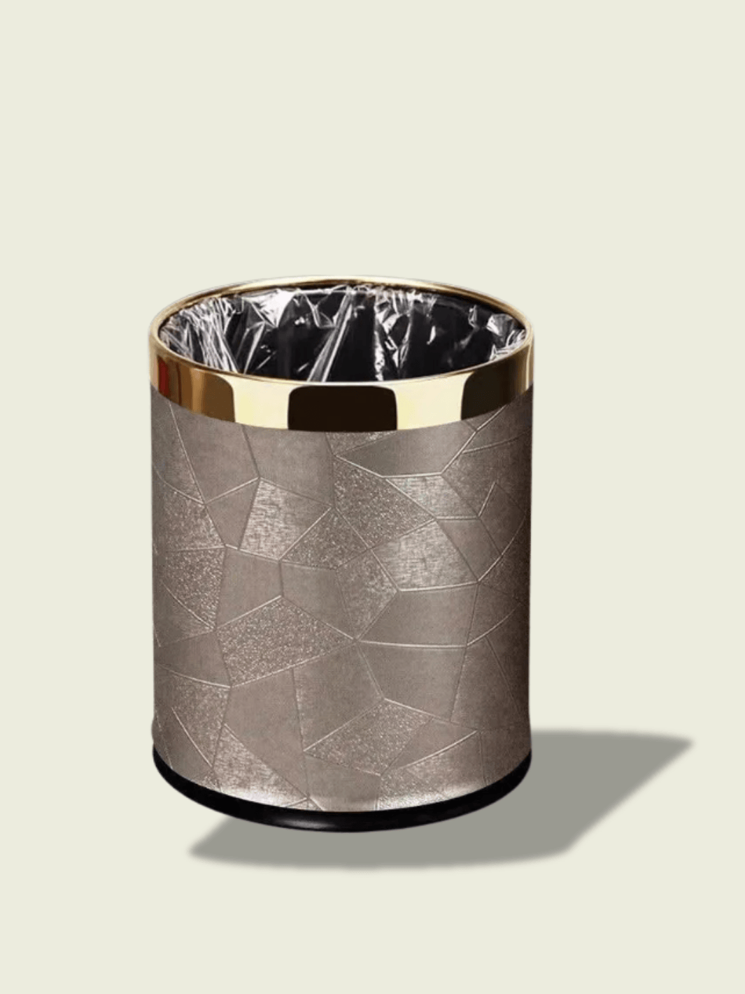 Poubelle <br> Oréa Design Argent / 10 Litres