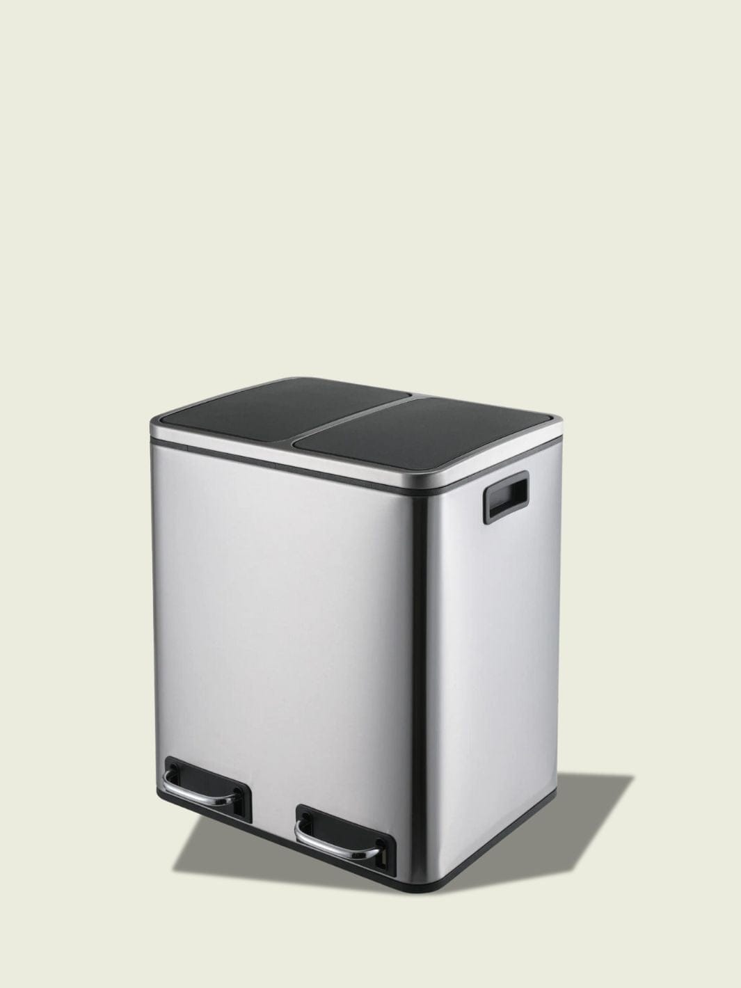 Poubelle <br> PureLine Duo Argent / 30 Litres