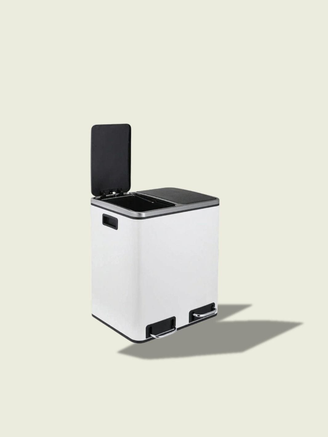 Poubelle <br> PureLine Duo Blanc / 30 Litres