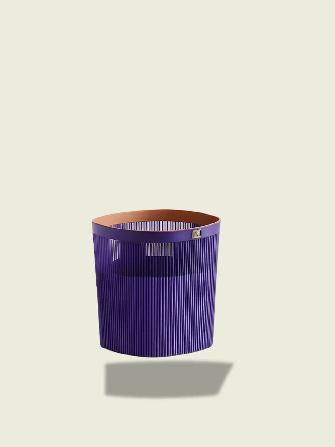 Poubelle de bureau design​ Violet / 10 Litres
