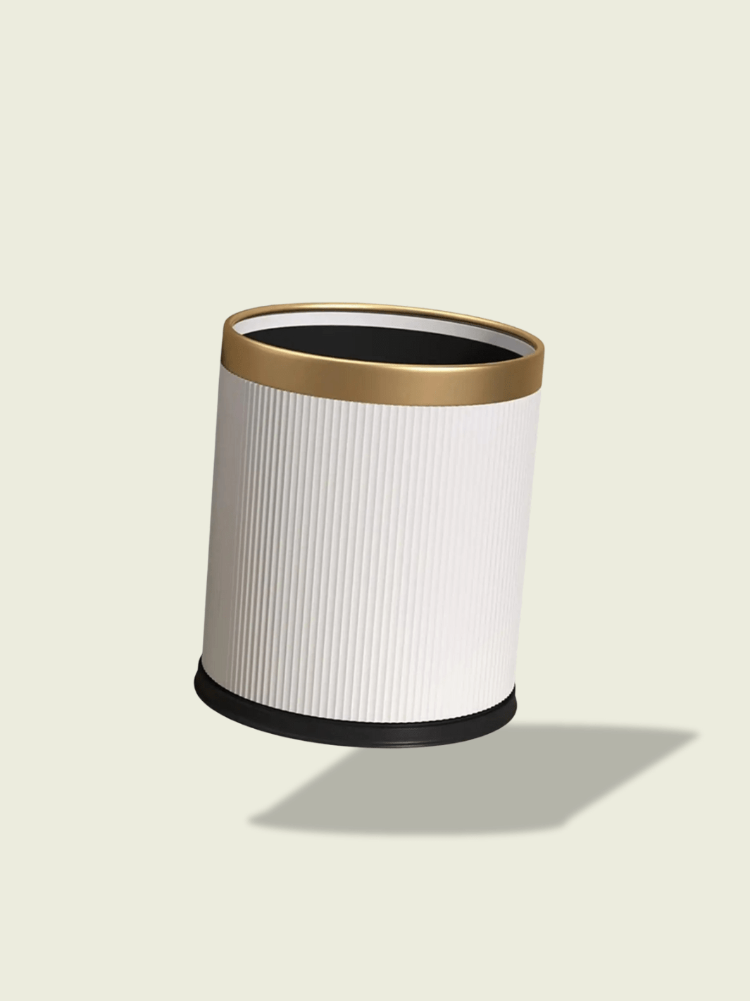 Poubelle de Couleur Design​ Blanc