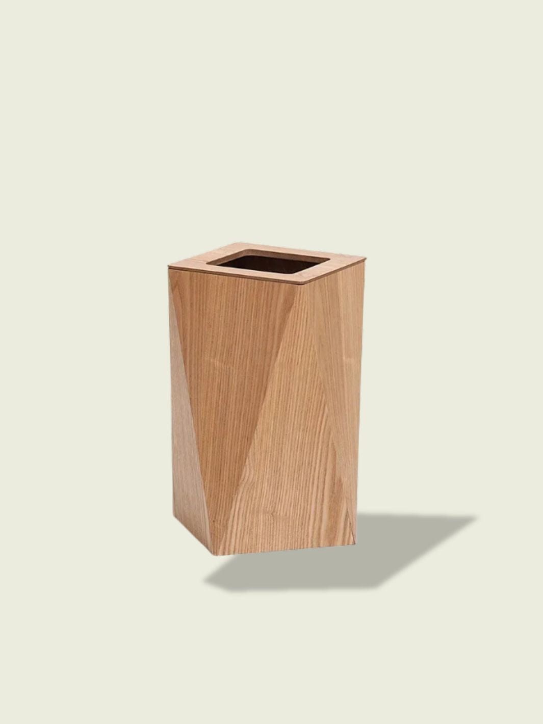 Poubelle de cuisine en bois Bois Clair / 18 Litres / Sans