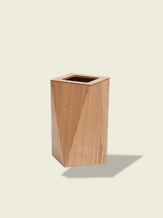 Poubelle de cuisine en bois Bois Clair / 18 Litres / Sans