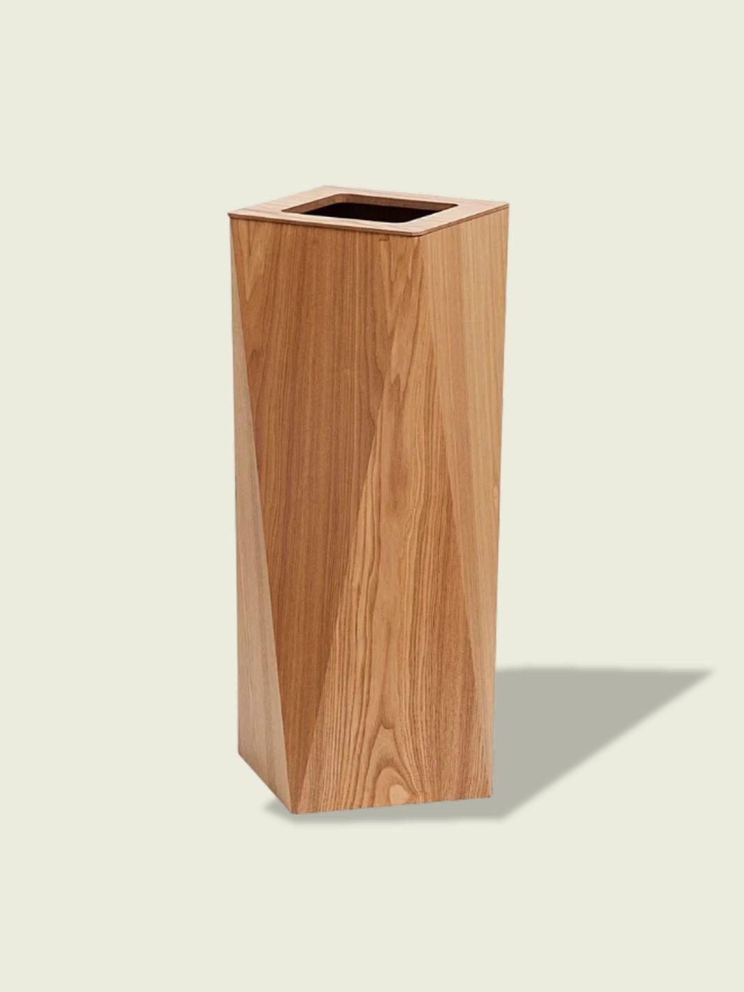 Poubelle de Cuisine en Bois​ Bois clair 27L sans couvercle