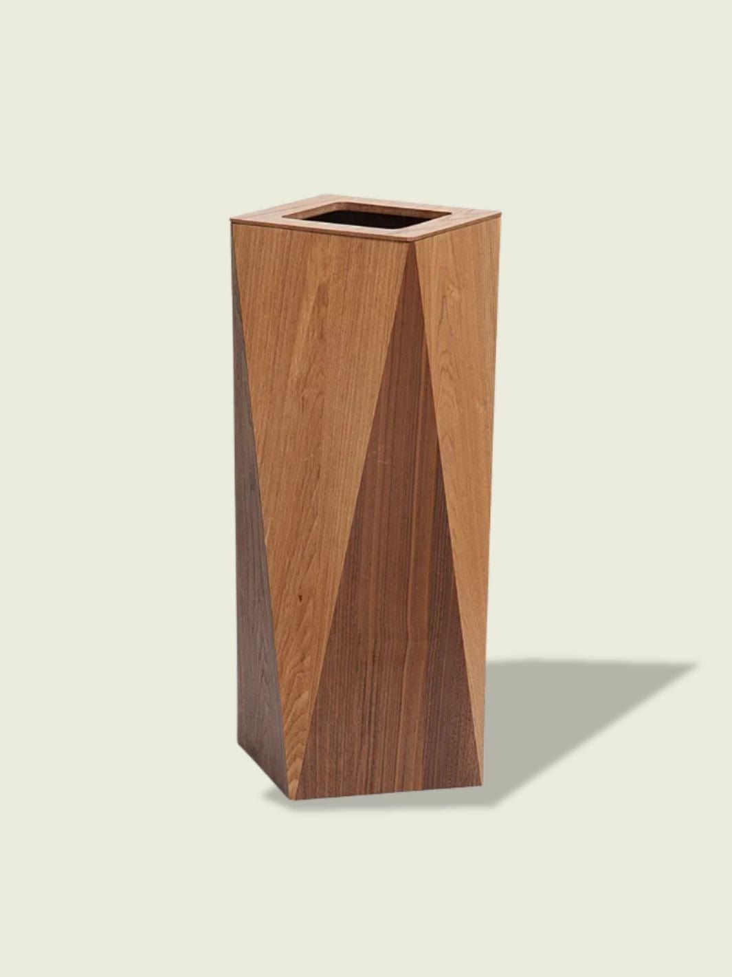 Poubelle de Cuisine en Bois​ Bois miel 27L sans couvercle