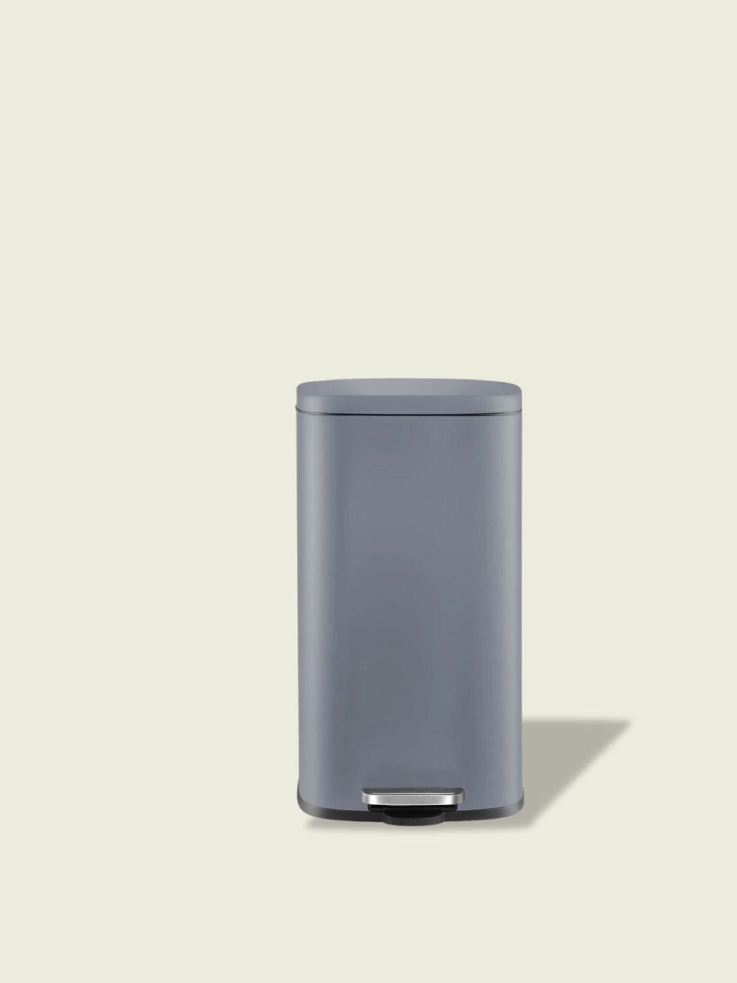 Poubelle de cuisine inox 30L Gris Anthracite