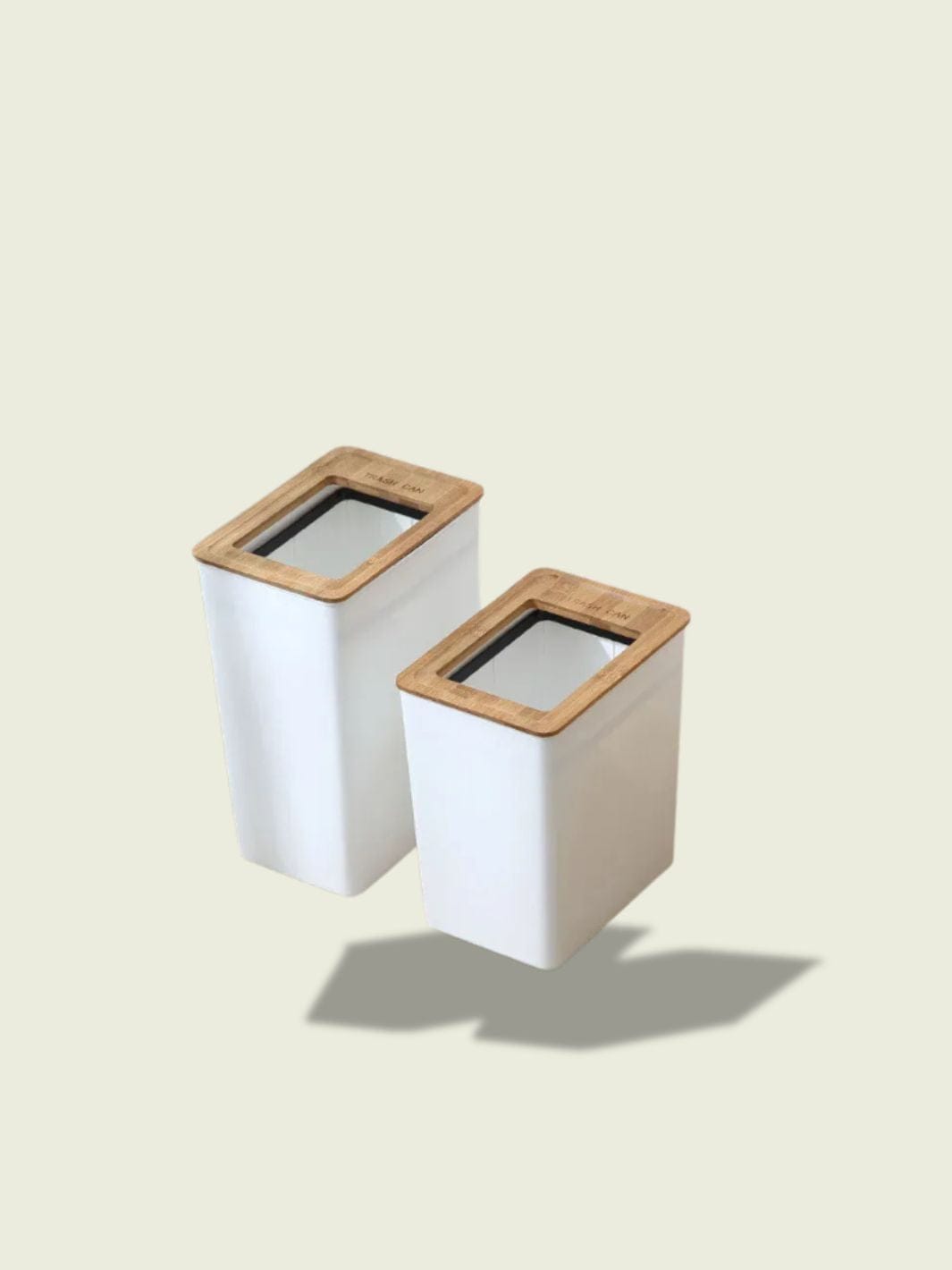 Poubelle de salle de bain bambou​