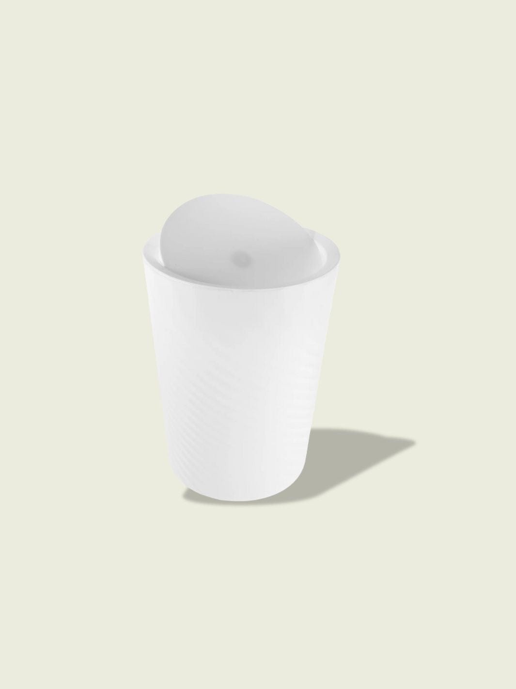 Poubelle en Plastique​ Blanc