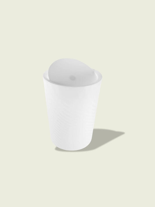 Poubelle en Plastique​ Blanc