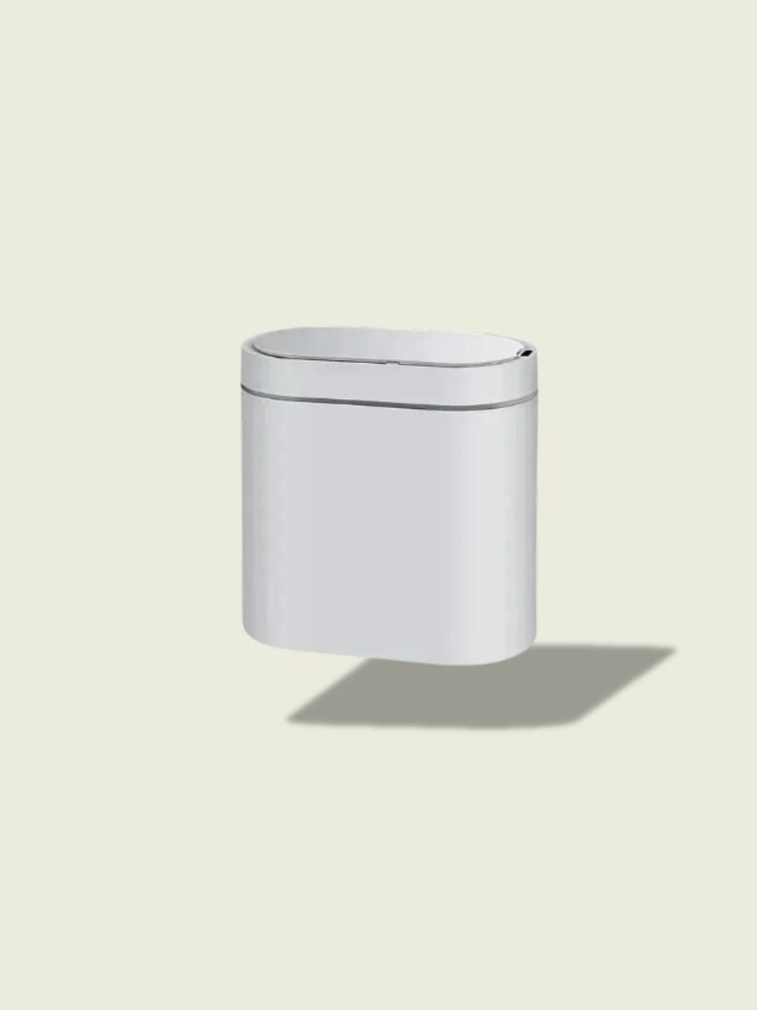 Poubelle Ovale Blanc / 7L