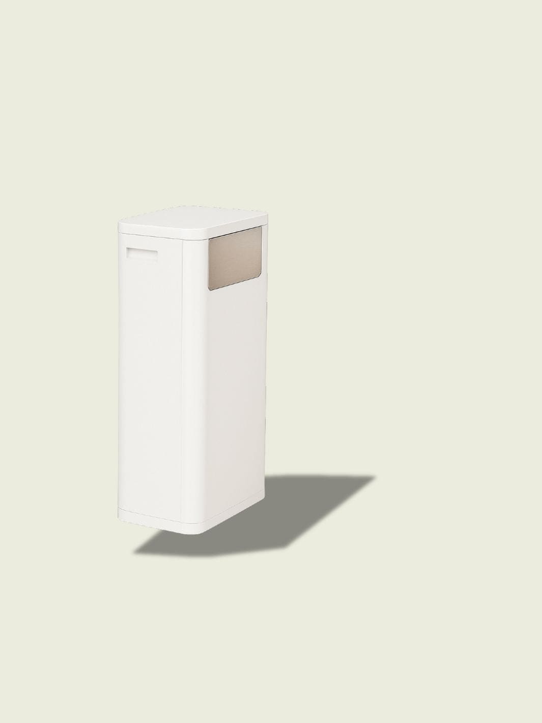 Poubelle Plastique Noir​ Blanc / 25 Litres