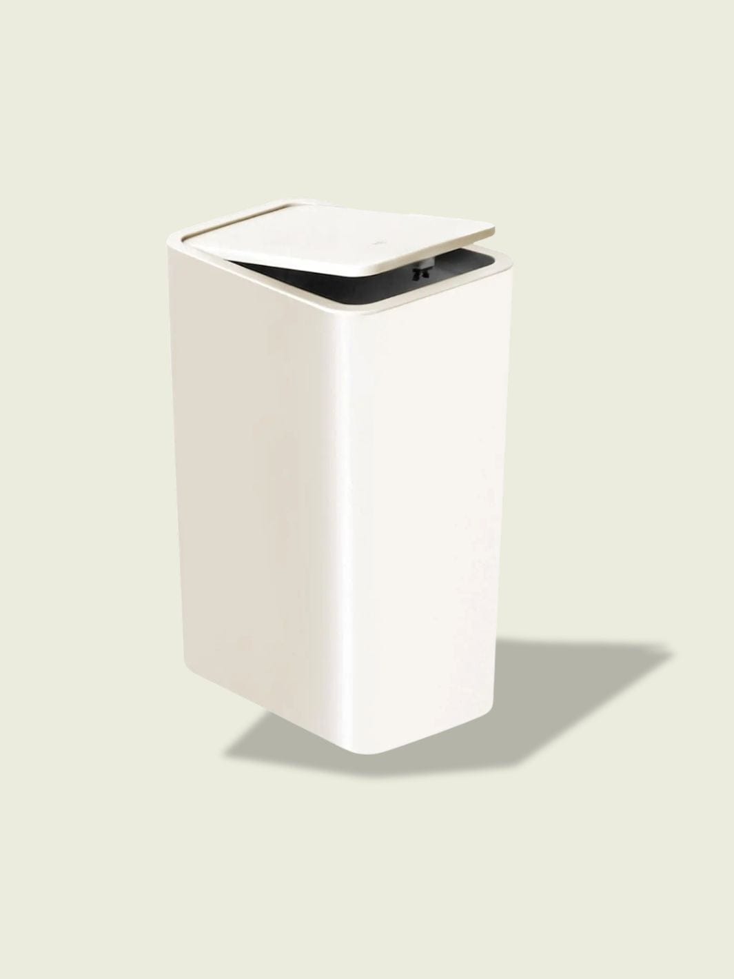 Poubelle Rectangle Blanc / 10L