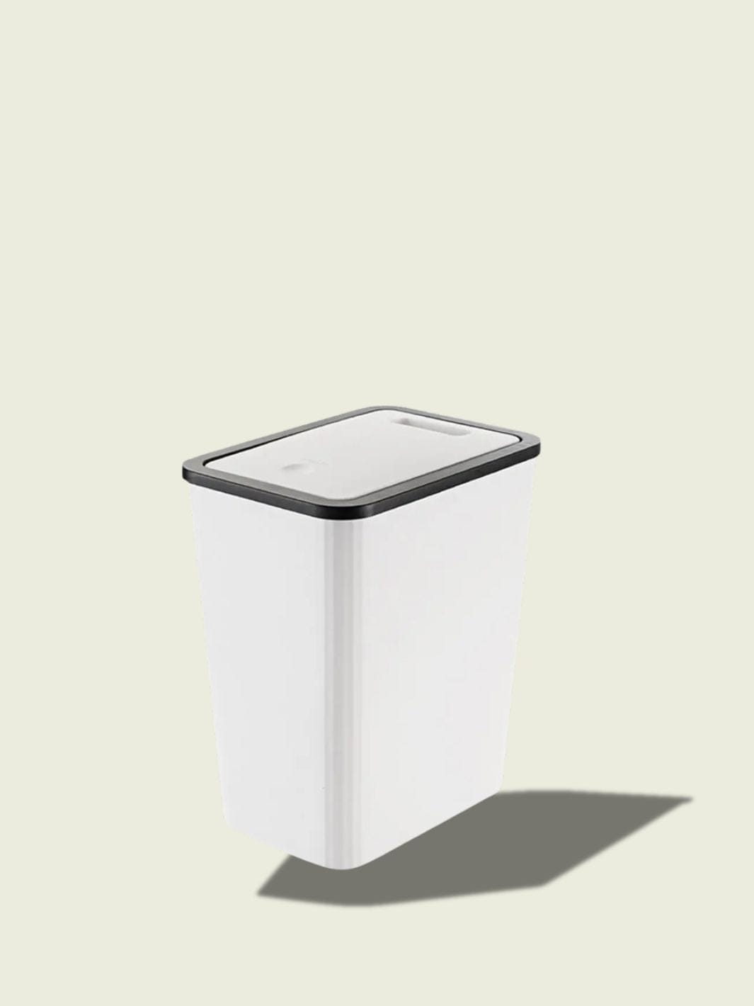 Poubelle salle de bain bleu Blanc / 13 Litres