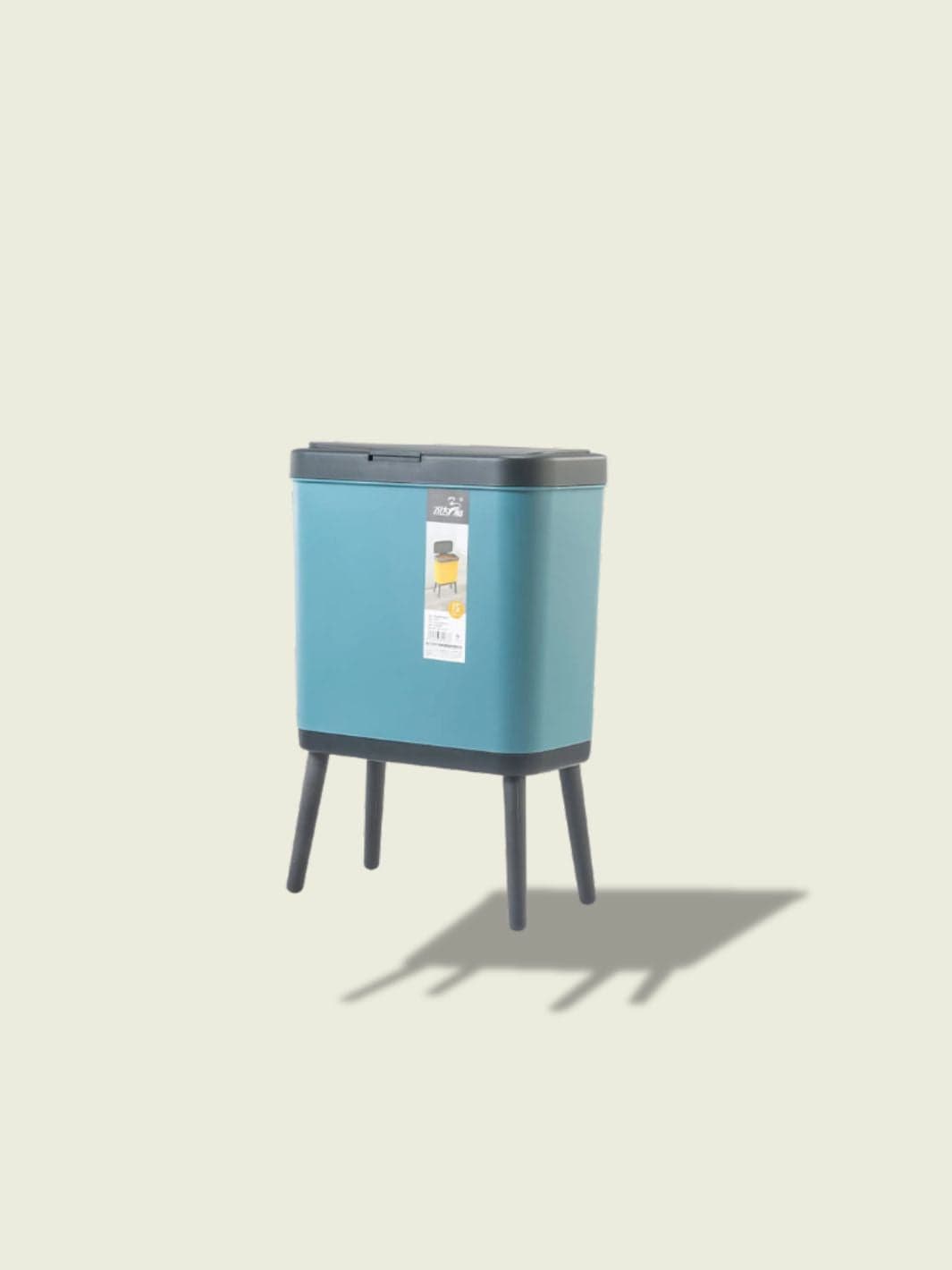  Poubelle sur Pied Bleu