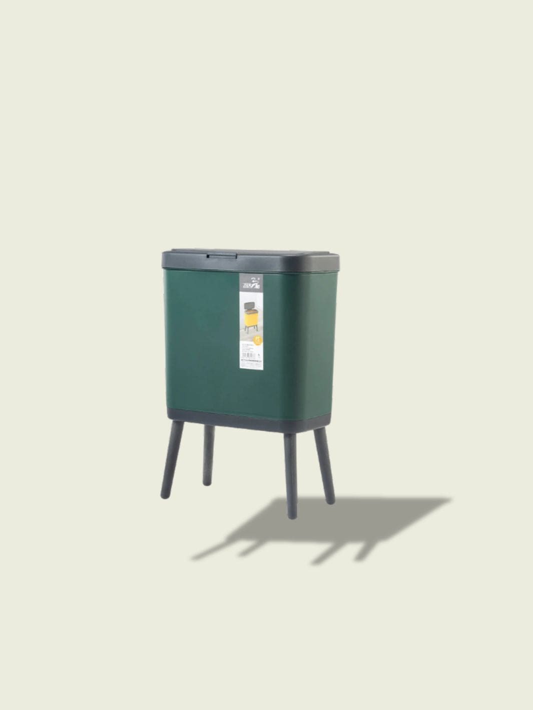  Poubelle sur Pied Vert