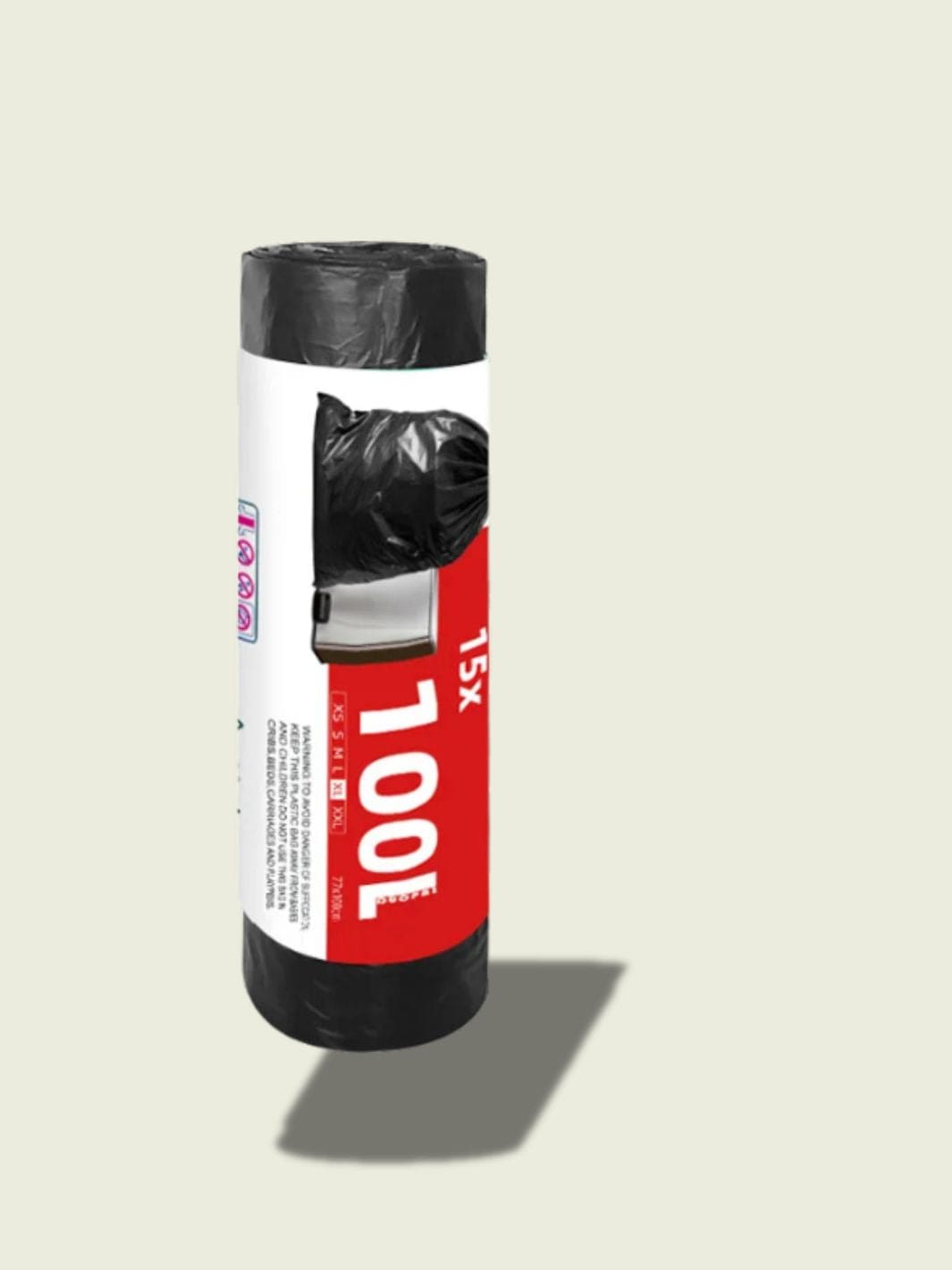 Sac Poubelle <br> 100 Litres 15 sacs de 100L