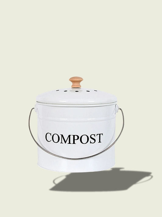 Seau à compost de cuisine​ Blanc